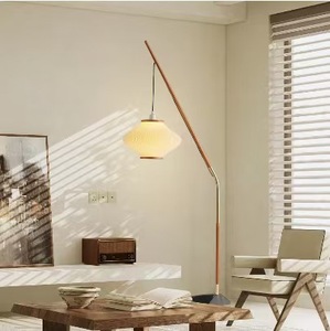 Lampe sur pied LED Songling en fer, base E27, design moderne pour salon et chambre, hauteur réglable, éclairage d'ambiance à intensité variable - Product Image 3