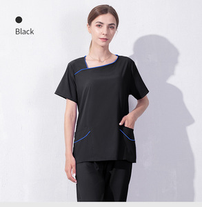 2025 gran oferta conjunto de uniforme de Spa de alta calidad para mujer lavable suave enfermera Scrub Hospital uniformes médicos hechos de Spandex - Product Image 4