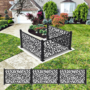 <span class=keywords><strong>Pantalla</strong></span> de metal cortada con láser <span class=keywords><strong>para</strong></span> jardín y patio trasero Paneles de valla de privacidad decorativos como enrejado y gabinetes - Product Image 1