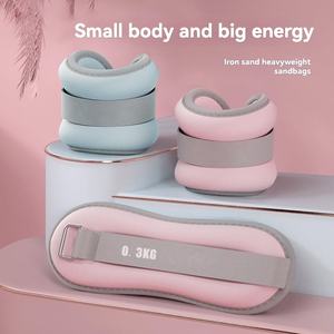 उच्च गुणवत्ता वाले एडजस्टेबल चलने वाले डांस टखने का वजन उठाने वाली रेस्टबैंड सैंडबैग लेग कवर भारित रिस्टबैंड - Product Image 5