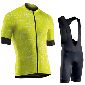 Ensemble de cyclisme sur route unisexe personnalisable, manches courtes et short à bretelles, professionnel, séchage rapide, léger, portable, haute qualité - Product Image 3
