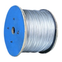 Fil de terre SWG 4/8 en acier galvanisé, brin 70 #   Acier à haute teneur en carbone Norme BS 183
