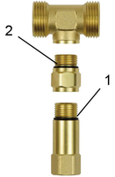 ODM OEM Ensemble de protection antigel pour pompe à chaleur monobloc avec prise G1 pouce, vanne extérieure antigel auto-activée à détection de température