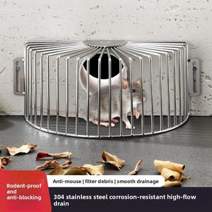 Protector de Drenaje de Acero Inoxidable 304 WELAND - <span class=keywords><strong>Bloqueador</strong></span> de Ratones, Hojas y Pájaros para Tuberías - Product Image 4
