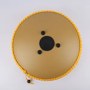 Factory Offer The Big Size Design 14 Inch 35 Cm 15 Tongue Gold Sand Hank Drum D Key Balmy Drum Steel Tongue Drum