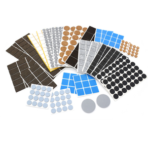 Bantalan furnitur tidak licin, bantalan kaki kursi silikon berperekat Eva karet untuk lantai kayu keras pencegahan kebisingan - Product Image 3