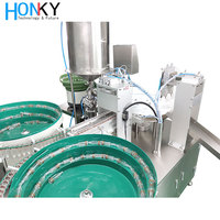 Máquina Automática para Llenado de Tubos y Bolsas de Pasta Cosmética, con Sistema de Alimentación Automática de Botellas para Gel y Aceite