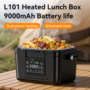 2026 Premium Electric Heated Lunch Box Smart Timer Wireless <strong>Food</strong> <strong>Warmer</strong> With Large Capacity for Office <strong>Travel</strong> Use - Product Image 2