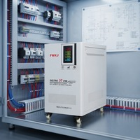 Régulateur de tension triphasé 30 KVA entièrement automatique avec technologie SVC à enroulement en cuivre, contrôle par servomoteur, écran LCD, 50 Hz