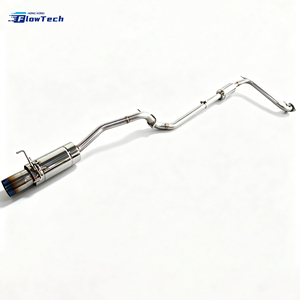 ระบบท่อไอเสียสมรรถนะสูงสำหรับรถแข่ง Honda Civic VIII 1.8L 2.0L R18A K20 เชื่อมด้วยเทคนิค TIG ผลิตจากเหล็ก T304 แบบติดตั้งได้โดยตรง - Product Image 4