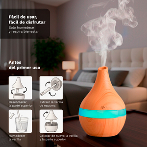 Nature Mist 300W Humidifier And <b>Aroma</b> <b>Diffuser</b> Wood Color - Product Image 5