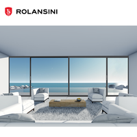 Toldo Plegable Horizontal Automático de Aleación de Aluminio para Ventanas, Estándar Australiano Rolansini, Resistente al Viento