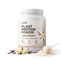 Protéine végétale isolée complète en poudre - Antioxydant, soutien immunitaire, santé digestive, faible teneur en glucides, sans sucre, riche en protéines, croissance musculaire