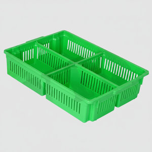 Wholesale New Super Quality <b>Plastic</b> Big Chick Box 4 Compartments 100 Chick Capacity H-Type Long Service Life Home Farm Use AYTAV - Product Image 2