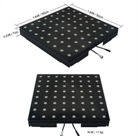 Wasserdichter Pixel-Interaktiver Tanzboden 8x8 Stück Video-Panel DJ-Lichter Leuchtende Tanzfläche Digitaler LED-Tanzboden für Hochzeiten