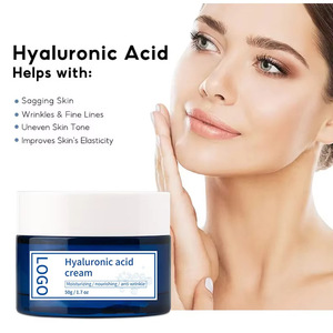Crema de Ácido Hialurónico 50g, Crema Facial Hidratante, Nutritiva y Antiarrugas - Product Image 4