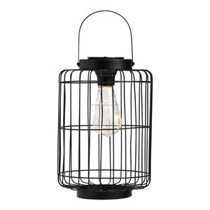 Soporte de vela de linterna de madera vintage con instalación colgante, ideal para decoración e iluminación de jardín interior y exterior - Product Image 6