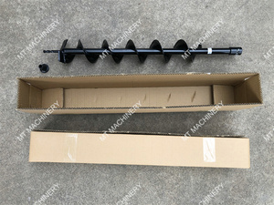 Earth Auger Drill Bit 100mmx80mm <b>for</b> Post Hole Digger Steel Drill Bit Garden Planting <b>Tool</b> - Product Image 2