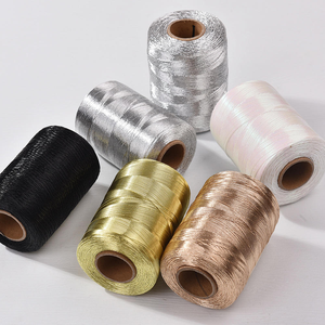 Fil métallique argenté de 1 mm, 200 g, pour tricot manuel DIY, cordon en polyester pour crochet, idéal pour sacs et projets de tricot DIY, cordon coréen - Product Image 6