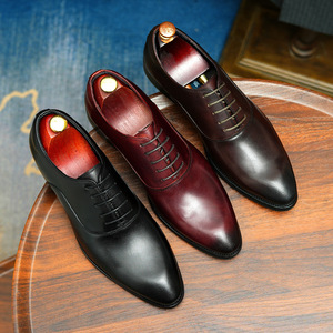 DSYX XY0208-12 Chaussures en cuir véritable faites à la main de haute qualité, élégantes, à bout fermé, antidérapantes, légères et respirantes - Product Image 2