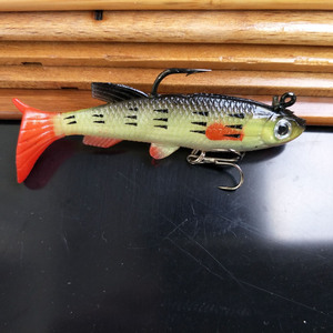Señuelo de pesca marina con cola en T de 8 cm y 14 g para lubina, cebo artificial para pesca en agua salada - Product Image 3