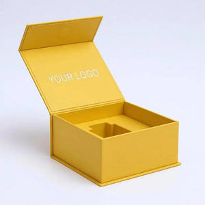 Blue Rigid <b>Square</b> Gift Box With Hot Stamping Logo For Jewelry Watch Eyewear - Product Image 2