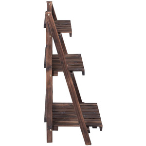 Soporte de Madera Maciza para Plantas de Estilo Chino Moderno, Multinivel, para Suculentas, Bonsáis, Interior, Sala de Estar, Almacenamiento - Product Image 4