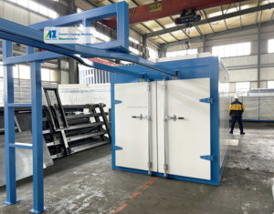 Machine de pulvérisation de peinture électrostatique à haute efficacité, four de cuisson à gaz / four de polymérisation de poudre métallique - Product Image 1