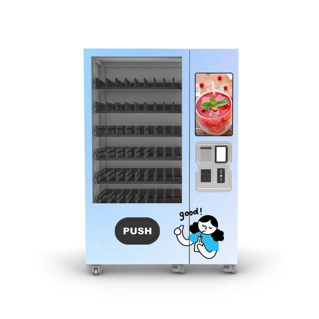 High Quality 24/7 Self-Aervice Coin-Operated/Qr Code/Credit Card Payment Fresh Squeezed Orange Juice Vending Machine