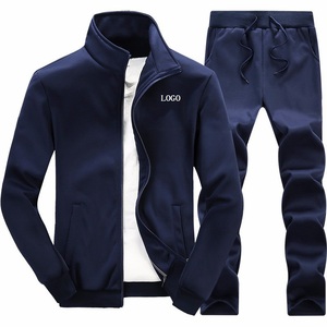 <span class=keywords><strong>Tuta</strong></span> Sportiva da <span class=keywords><strong>Uomo</strong></span> Personalizzabile con Logo, Completo Due Pezzi Primaverile e Invernale per Allenamento e Jogging per Adulti - Product Image 3