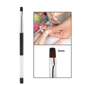 Ensemble de pinceaux à ongles en nylon, pinceau plat pour effet halo, stylo de coloration, pinceau de gravure pour cristaux, pinceau liner pour gel UV, peinture florale, manucure - Product Image 3