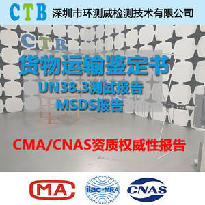 Informe de Valoración de Transporte CTB, Certificación de Identificación de Carga Marítima para Baterías de Litio CTB250 - Product Image 3