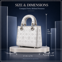 Sac à main élégant en tissu tissé pour femme, design géométrique, idéal pour le bureau et les cadeaux