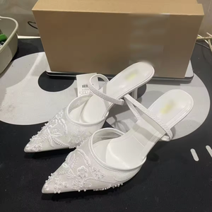 Nouvelles Sandales à Talons Hauts Brodéées avec Brides Arrière 2026 – Chaussures de Soirée et de Mariage Sexy pour Femmes - Product Image 2