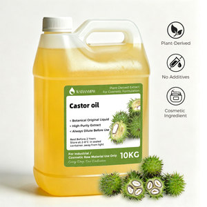 Olio di Ricino Biologico Pressato a Freddo 1 Kg, 100% Puro, Senza Esano, Etichetta Privata, Prodotti per Capelli, Olio di Ricino Haitiano Giallo Chiaro - Product Image 1