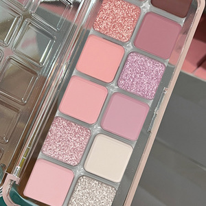 Palette de fards <span class=keywords><strong>à</strong></span> paupières 12 couleurs, finitions mates et scintillantes, illuminateur, contouring naturel, éclaircissant, maquillage léger, <span class=keywords><strong>fard</strong></span> <span class=keywords><strong>à</strong></span> paupières sensuel - Product Image 5