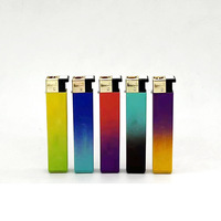 Briquet à cigare/cigarette classique en métal, coupe-vent, jetable, sûr, durable, écologique, portable, à gaz, avec logo personnalisé, vente en gros