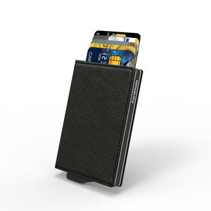 Portefeuille de voyage unisexe mini personnalisé, ouverture courte, en aluminium, porte-cartes et argent, doublure en nylon, anti-vol, blocage RFID - Product Image 6