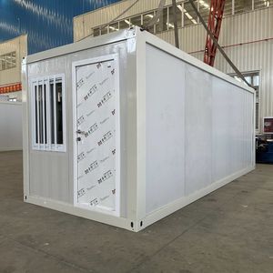 บ้านสำเร็จรูปพับได้สีขาว CE Modular ติดตั้งง่าย ผนังกระจก WFZH สำหรับบรรเทาภัยพิบัติ ขนาดเล็ก ติดตั้งได้ทันที - Product Image 1