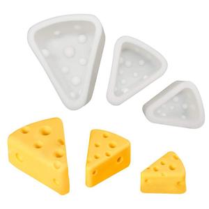 Kitchen Baking Mold 3D <strong>Cheese</strong> Shaped Silicone Cake Mold - Product Image 4