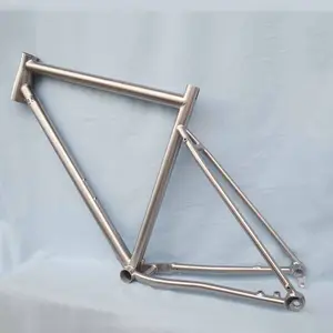 Support customization titanium alloy road bike frame disc bicycle