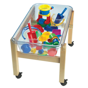 <span class=keywords><strong>Montessori</strong></span> sabbia acqua tavolo da gioco per i più piccoli interni all'aperto aula di attività mobili per la scuola materna uso camera da letto - Product Image 4
