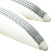 Vente en gros de pontons gonflables vélo tube flottant bateau banane bouées flottantes blanches
