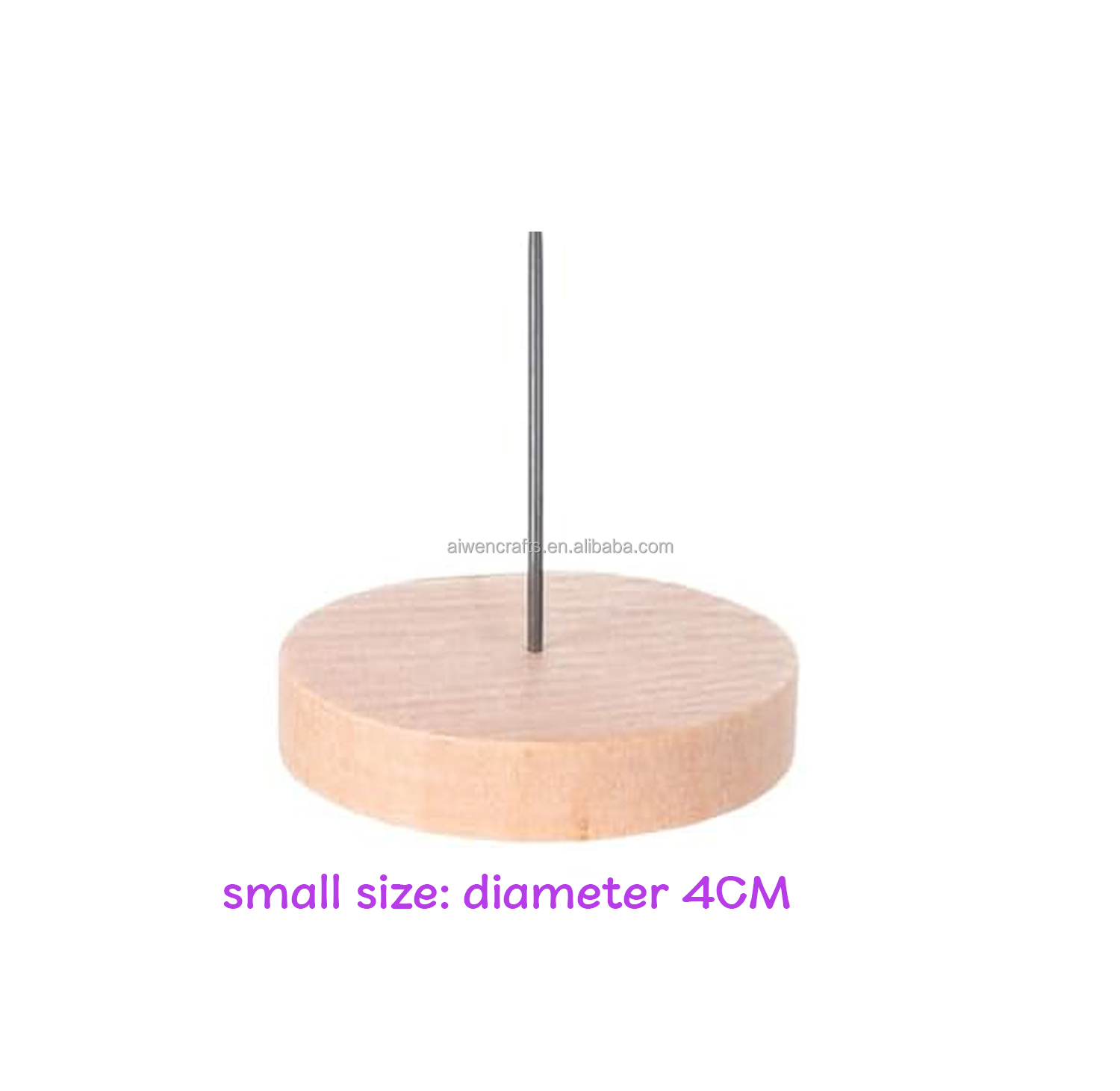 small wooden base