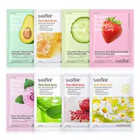 Oem Cosmetische Natuurlijke Organische Fruit Gezichtsmasker Huidverzorging Vitamine C Sheet Masker Vorm En Gezicht Gebruik Hydraterende Koreaanse Facial masker