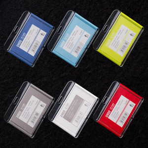 उहोओ 6027 उच्च गुणवत्ता वाले ऐक्रेलिक क्षैतिज प्लास्टिक आईडी कार्ड धारक वाटरप्रूफ नाम बैज व्यवसाय कार्ड धारक वाटरप्रूफ नाम बैज व्यवसाय कार्ड धारक - Product Image 3