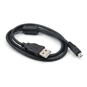 1.5 ม. มินิ 8 พินถึง USB 2.0 สายชาร์จข้อมูลแบบดิจิตอลสากลสายกล้องดิจิตอลสำหรับนิคอน SLR ฟูจิกล้องโทรศัพท์คอมพิวเตอร์ - Product Image 5