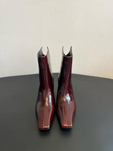 <span class=keywords><strong>Stivaletti</strong></span> Invernali da Donna con Vestibilità Ampia, Punta Affusolata Effetto Coccodrillo, <span class=keywords><strong>Tacco</strong></span> a Rocchetto, Chiusura Slip-On per Autunno - Product Image 5