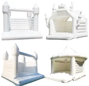colchones inflables infantil para saltar inflables para fiesta chateau gonflable white inflatable bouncer Wedding bounce house