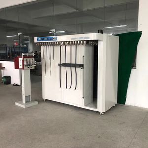 เครื่องอบหนังอินฟราเรดแบบหมุนอัตโนมัติสำหรับอุตสาหกรรม พร้อมสายพานลำเลียงหนังแบบแขวน และเครื่องอบสายพานไหล่แบบแนวตั้ง - Product Image 4
